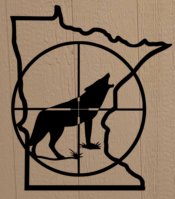 Minnesota Coyote Outline